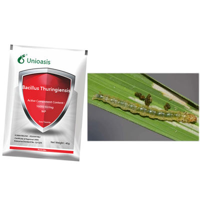 Pesticide manufacturer 16000IU/mg bacillus thuringiensis for vegetable maize cotton rice use
