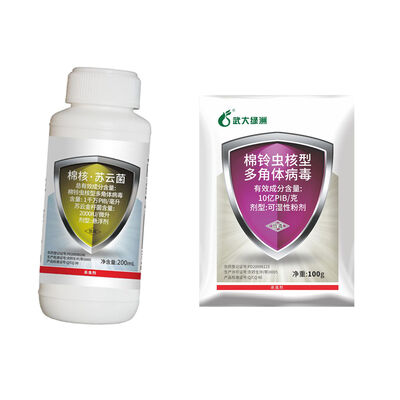 Unioasis HaNPV Bt Bollworm Killer Biological Insecticide for Cotton Pest Control with 16000 IU/mg Active Content and No Residue