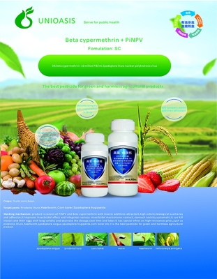 SINPV & Beta Cypermethrin SC Biological Pesticide Insecticides In Fruits And Vegetables