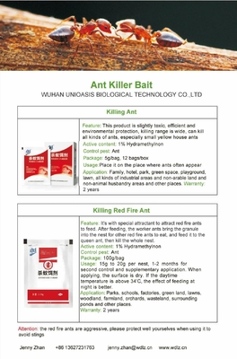 Natural 1% Hydramethylnon Red Ant Killing Bait Powder In Parks Lawns