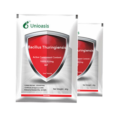 Organic Bacillus Thuringiensis Pesticide 16000 IU/mg for Lepidoptera Control in Vegetables and Tea