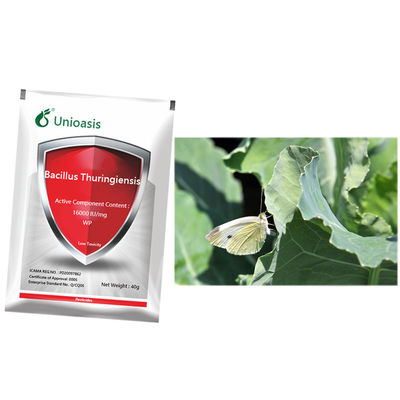 Organic Agriculture Bacillus Thuringiensis Pesticide 16000 IU/mg for Wide Spectrum Pest Control in Rice and Vegetables