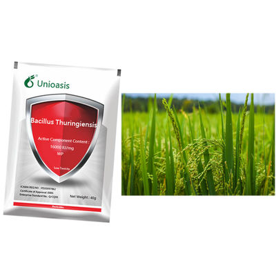 16000 IU/mg Bacillus Thuringiensis BT Microbial Pesticide for Wide Spectrum Pest Control with Organic Certification