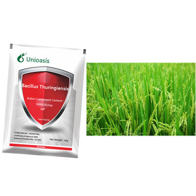 Bt Insecticide 16000 IU/mg Bacillus Thuringiensis Pesticide for Low Residue Control of Lepidoptera Pests in Rice and Cotton