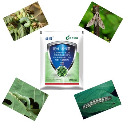 Microbial Chemical Natural Vegetable Insecticides For Plants 0.1% Abamectin + 1.9% Bt SC