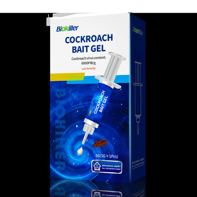 Pet Safe Biokiller Biological Cockroach Bait Gel with 6000PIB/g and 99% Killing Rate for Effective Roach Control