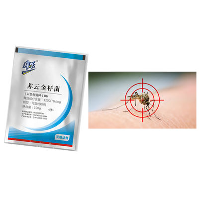 1200ITU/mg Bti Mosquito Larvae Killer Water Soluble Eco-Friendly Microbial Insecticide for Urban Rivers and Rice Fields