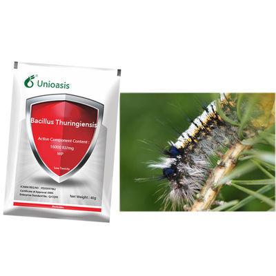 Organic Agriculture Bacillus Thuringiensis Pesticide 16000 IU/mg for Wide Spectrum Pest Control in Rice and Vegetables