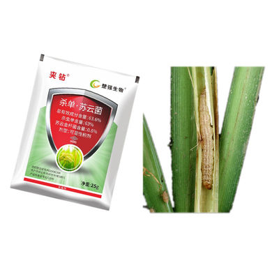 Powder Biological Pesticide For Rice Stem Borer 63% Monosultap 0.6% Bacillus Thuringiensis