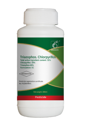 Acaricide Biological Nematicides 16% Triazophos 16% Chlorpyrifos Organophosphate Pesticide